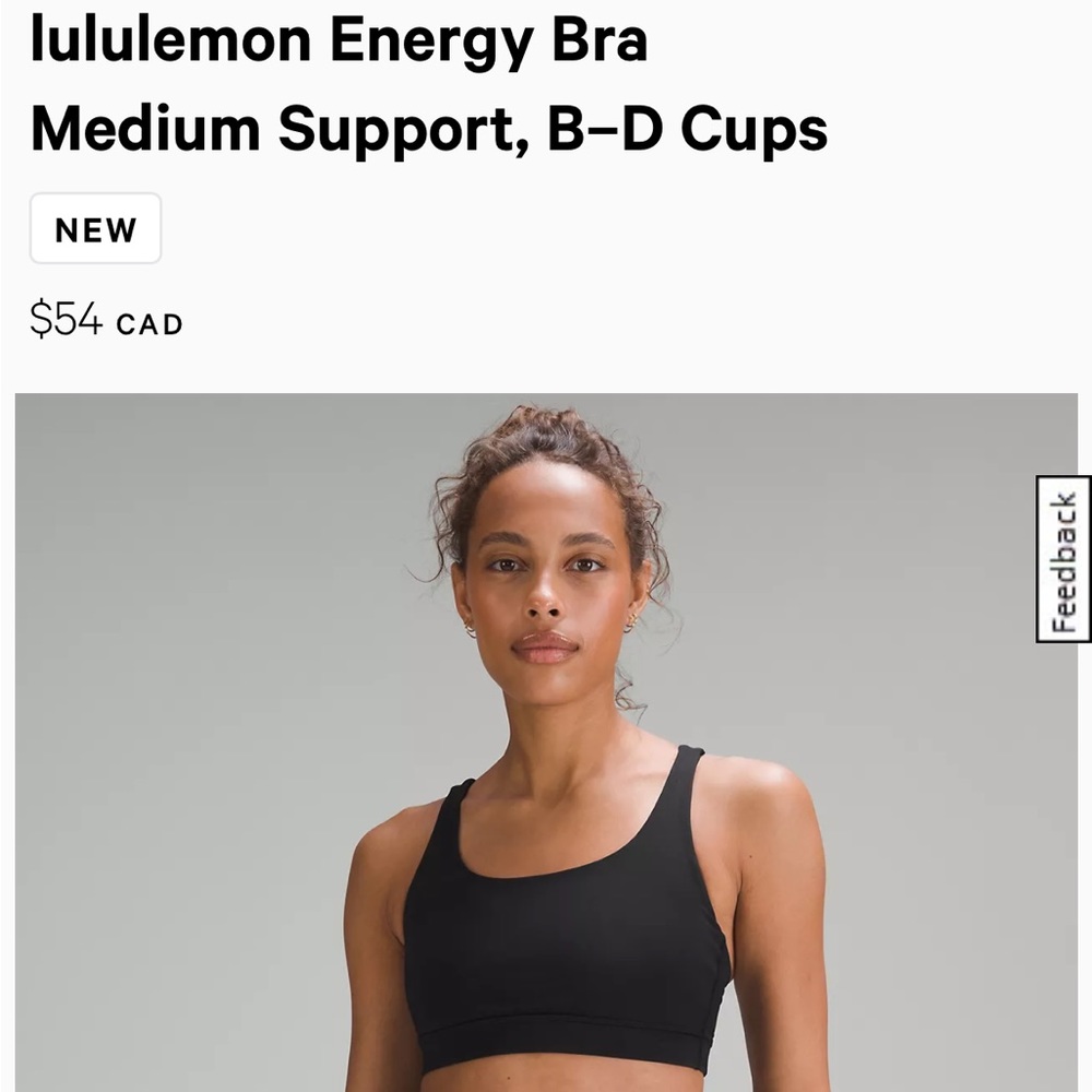 Lululemon Energy Bra